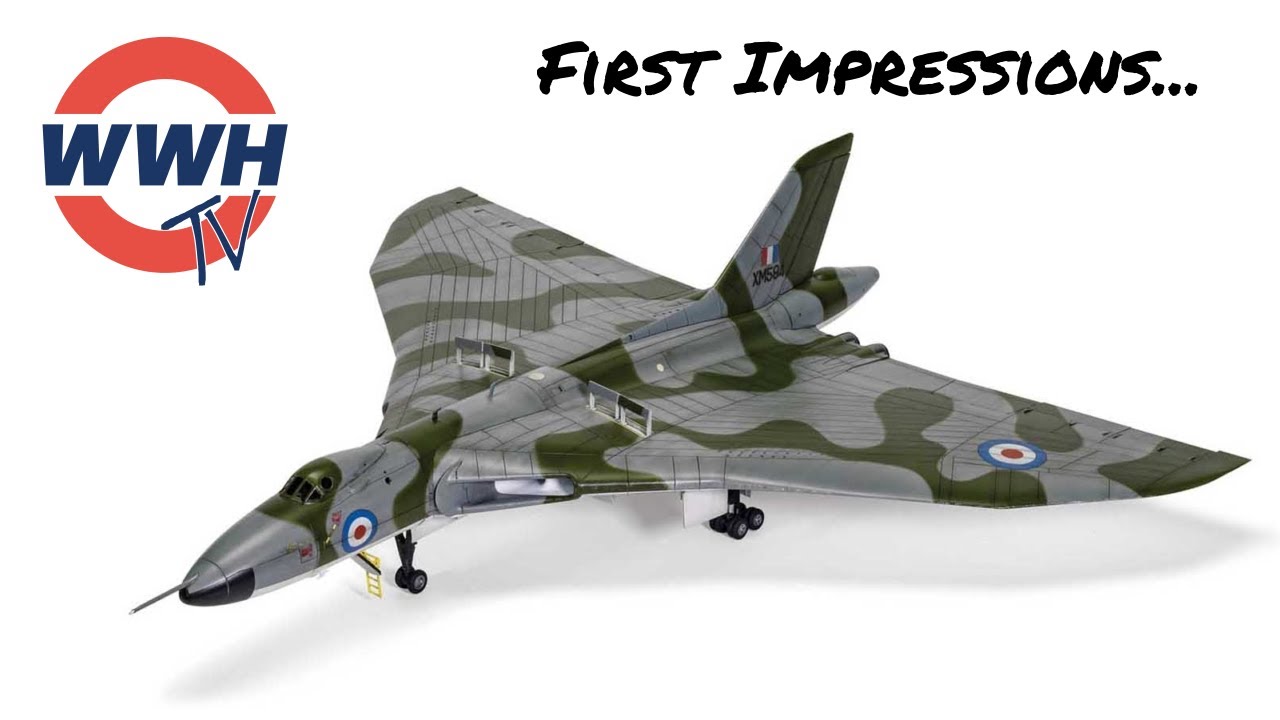 Airfix 1/72 Avro Vulcan - First Impressions - YouTube