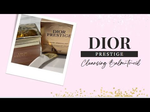 Dior Prestige Le Baume Démaquillant - YouTube