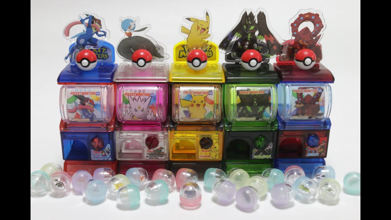 ポケモン ミニミニガチャポケマシンXY&Z 全5種 ボルケニオンと機巧の