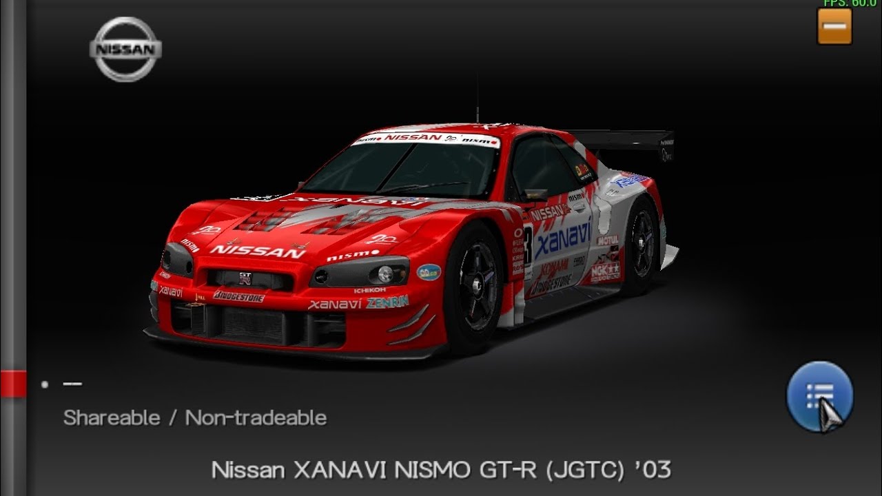 Gran Turismo PSP | Nissan XANAVI NISMO GT-R (JGTC) '03 - YouTube