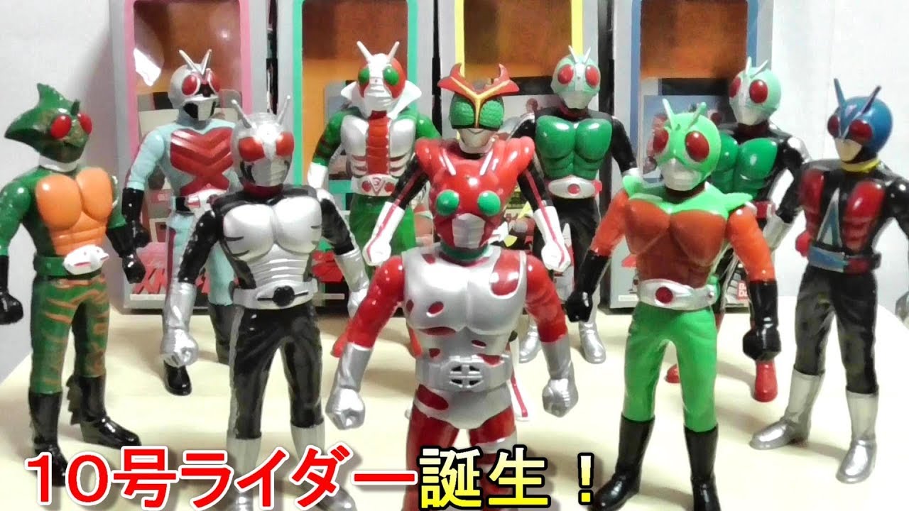 元祖カブト、飛行、宇宙、忍者ライダー集結！】旧ライダーヒーロー