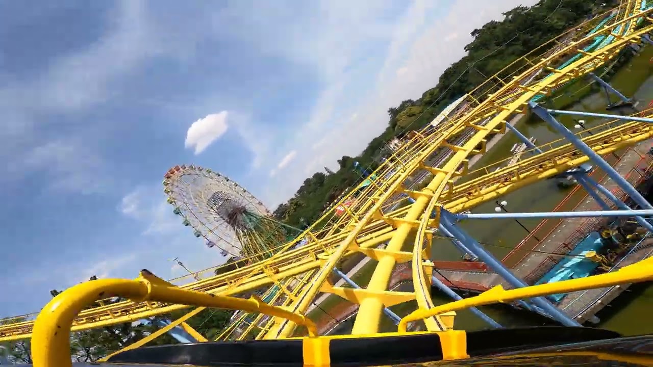 4K / Front Seat] Cosmic Express (Roller Coaster in Auto Mirai