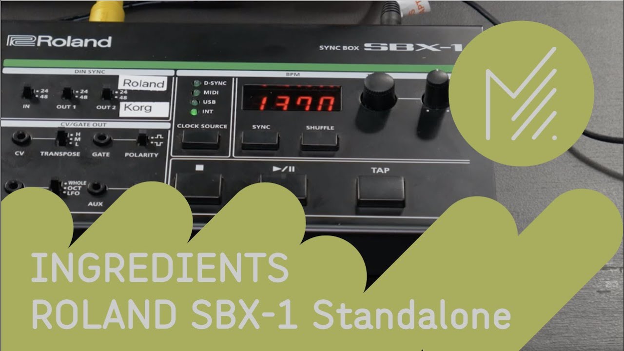 Roland SBX-1 (standalone) - MESS INGREDIENTS - YouTube