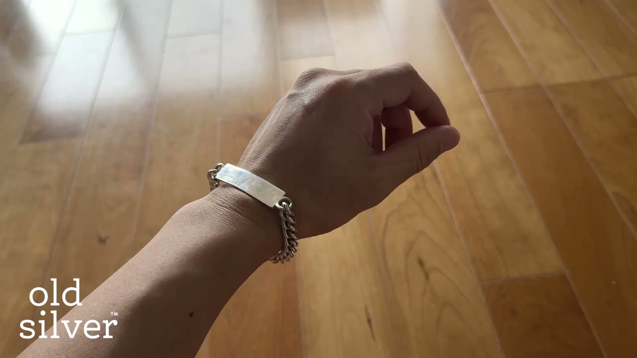 英国製 1976年 ヴィンテージ】IDブレスレット ホールマーク