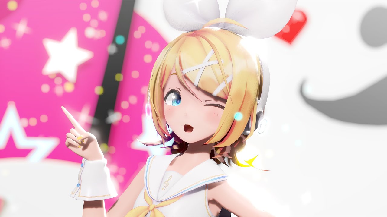 MMD】ワタシノテンシ / Sour式鏡音リン【4K60fps】 - YouTube