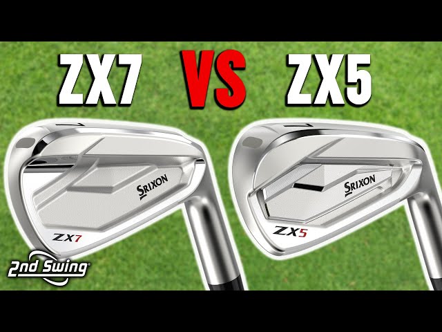 Srixon Golf Irons Comparison: ZX5 vs. ZX7 | Trackman Test