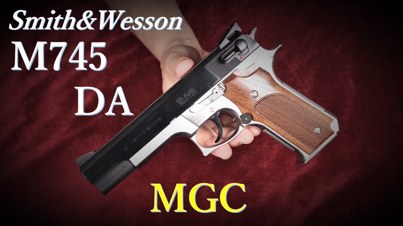 絶版 MGC S&W M745 DA 固定スライドガスガン & 92年版MGCカタログ