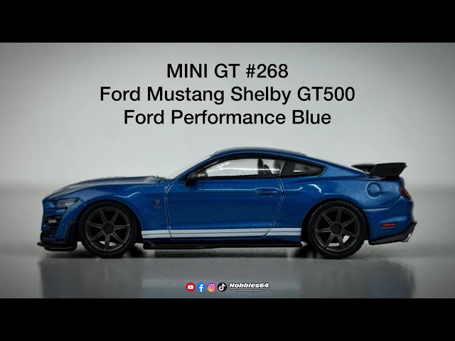 UNBOX & REVIEW] MINI GT #268 Ford Mustang Shelby GT500 - Ford