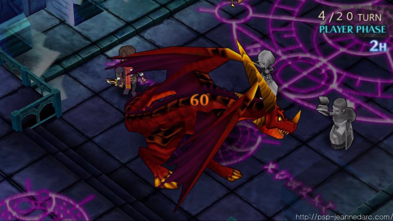 フリーバトル27 ヴォルドー神殿 ティアマット戦 PSPジャンヌダルク