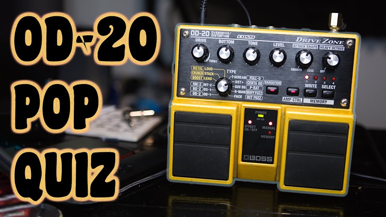 How to Use/Review] BOSS OD-20 Drive Zone 
