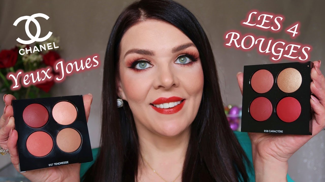 CHANEL LES 4 ROUGES Yeux Joues 957 Tendresse Palette | Review