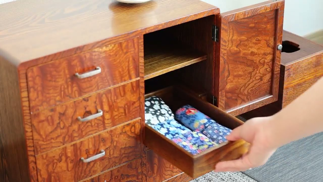 江戸指物 手許箪笥 伝統工芸品 木製 小物入れ | MUKU工房