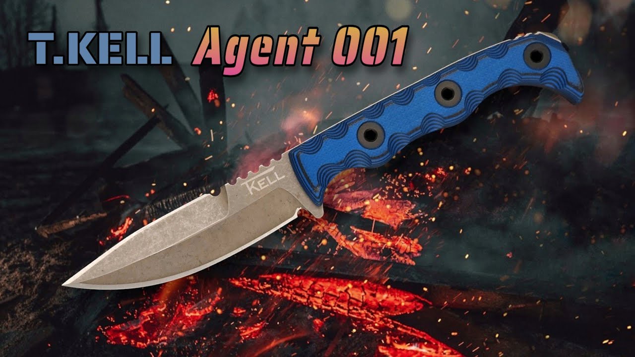 TKELL Agent 001 - Tactical Fixed Blade Supreme! T.Kell/Knifejunkie