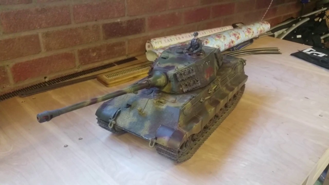 Tamiya 1/16 King Tiger full option kit - YouTube