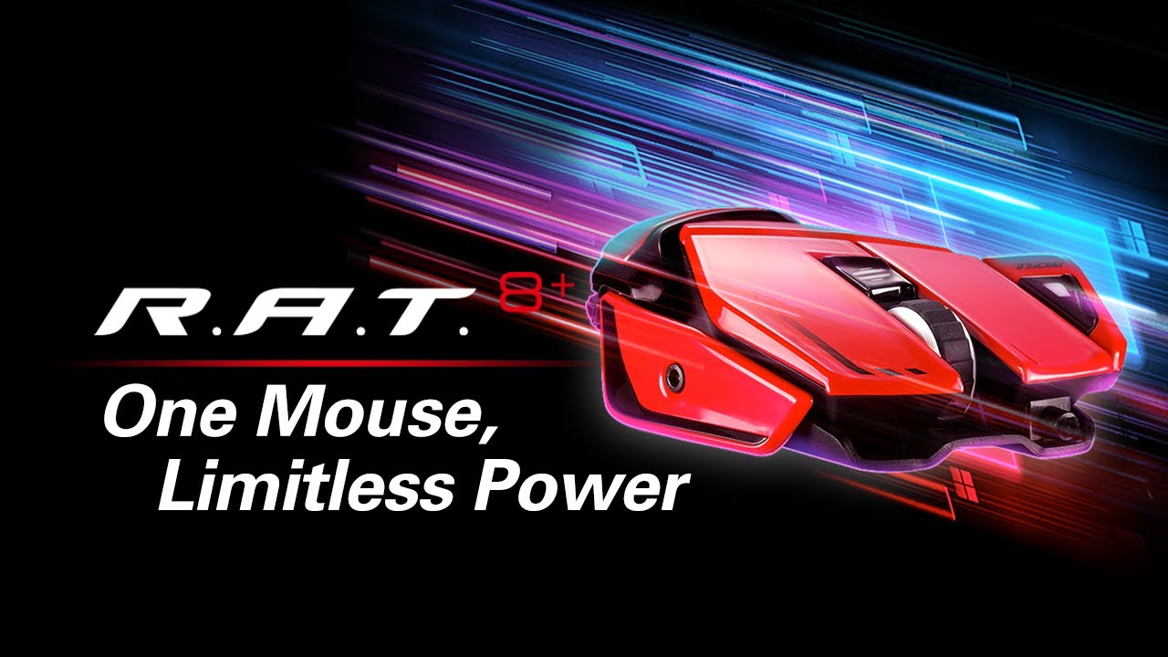 R.A.T. 8+ ADV Highly Customizable Optical Gaming Mouse-MAD CATZ