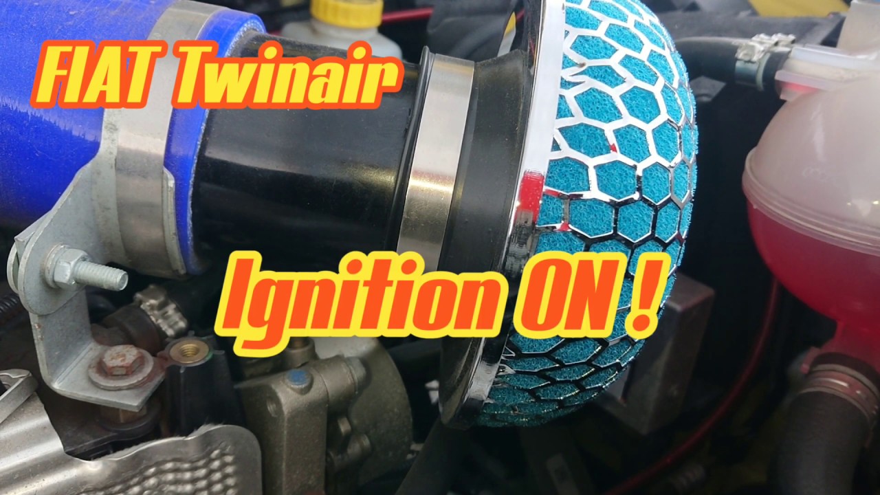 吸気音】FIAT 500L Twinair - ASSO ハイパワー吸速アクセレーター 吸気