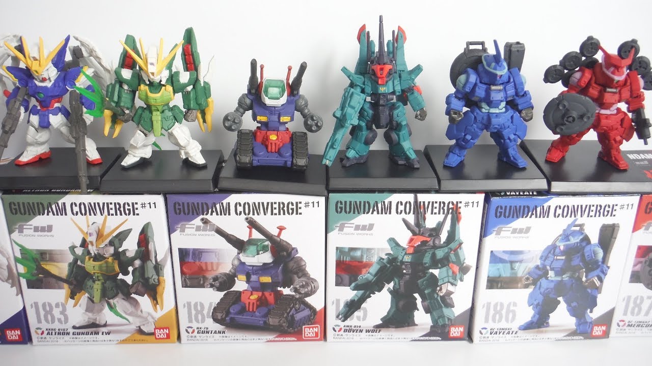FW GUNDAM CONVERGE #11 全6種 開封 FW ガンダム コンバージ11