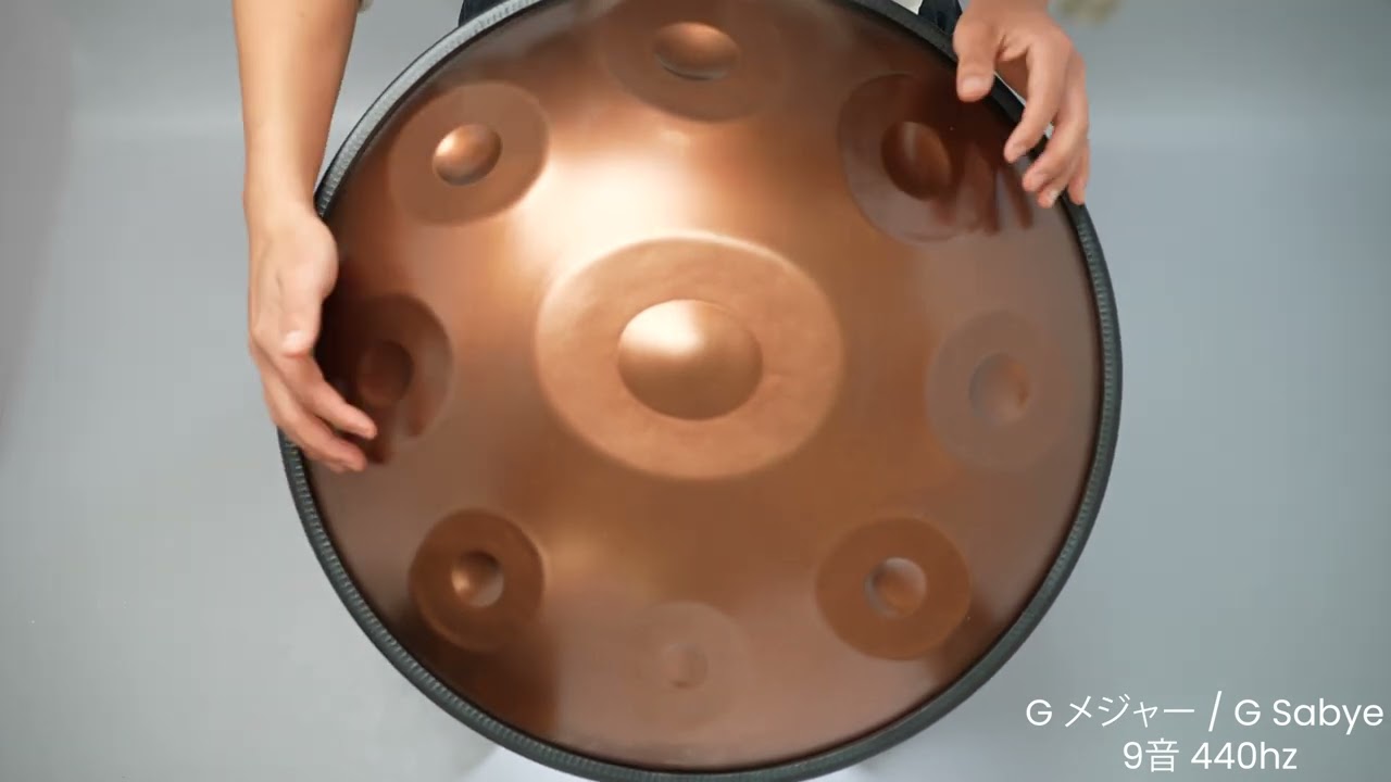 MASH handpan. 9音 G Sabye ・ G メジャー - YouTube
