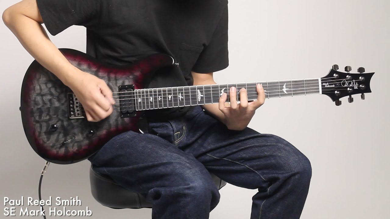 Paul Reed Smith / SE Mark Holcomb【デジマート製品レビュー】 - YouTube