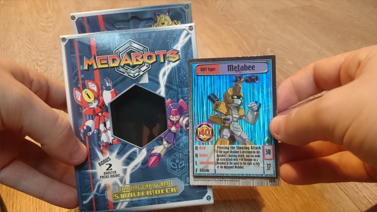 Medabots TCG - Starter Deck Unboxing - YouTube