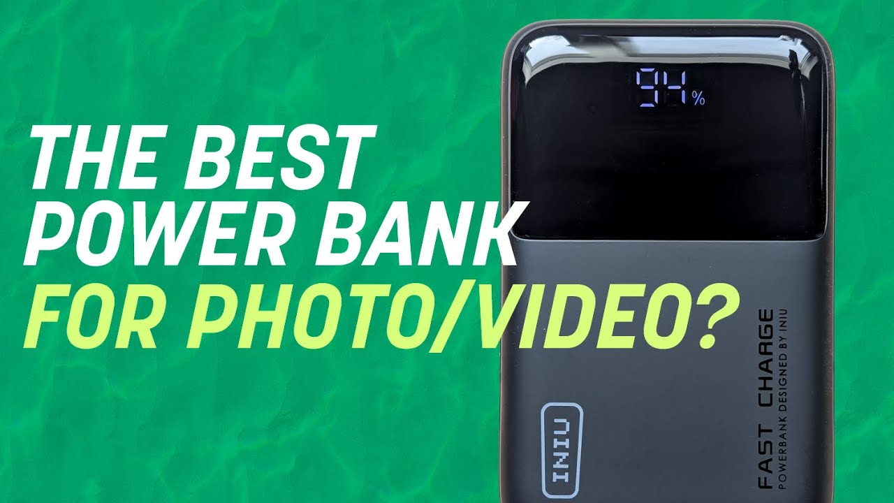 The Best Compact & Versatile Power Bank - INIU P63-E1 100W Power