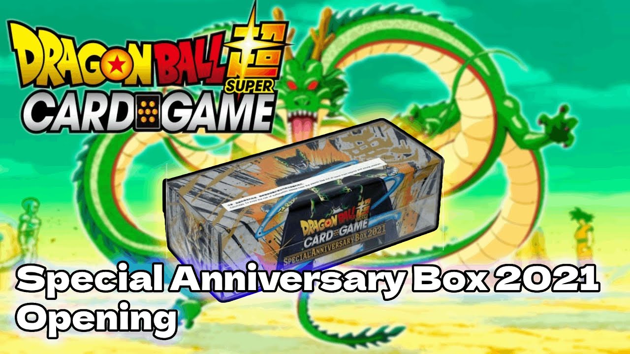 Dragon Ball Super Card Game : Special Anniversary Box 2021 Opening