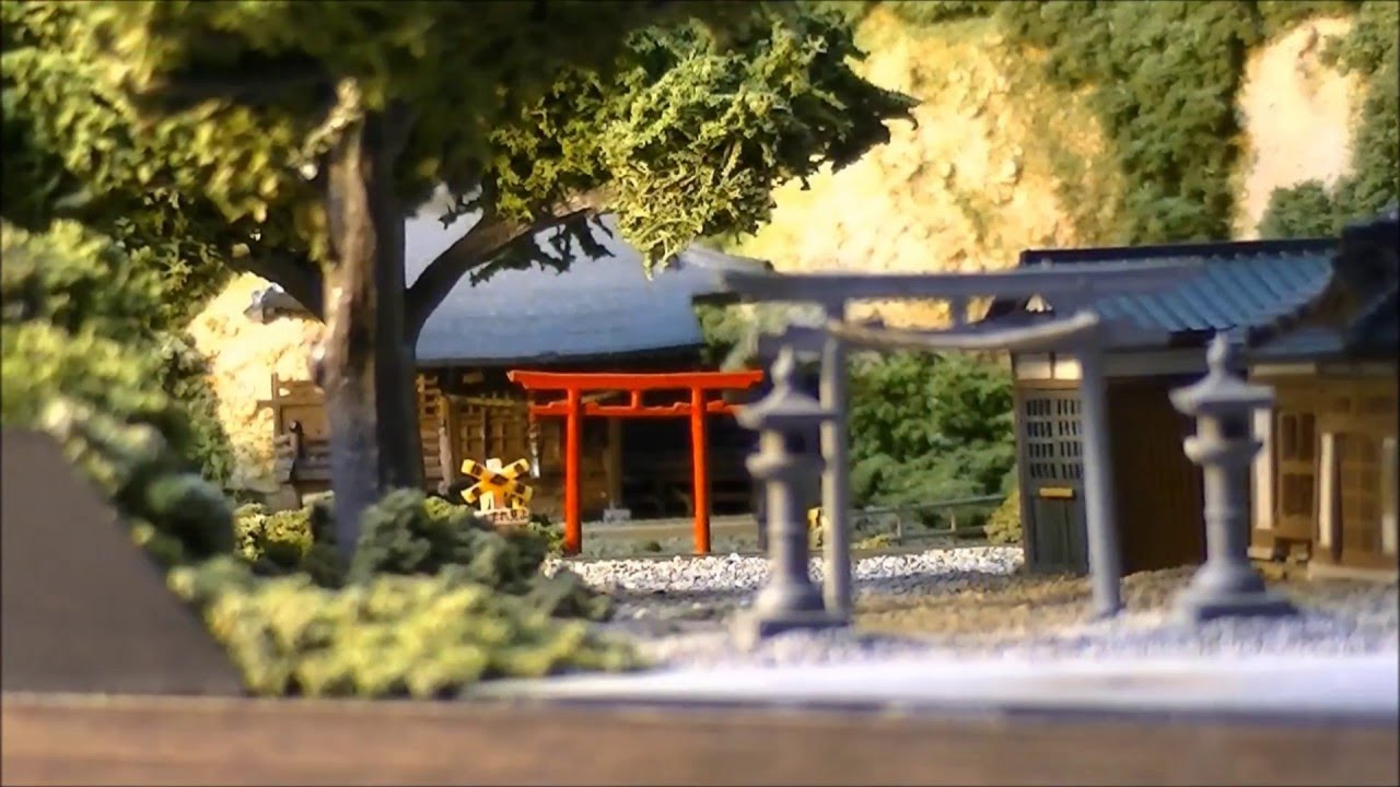 Nゲージジオラマ】あの有名な踏切を再現！【西濃鉄道 市橋線】 - YouTube