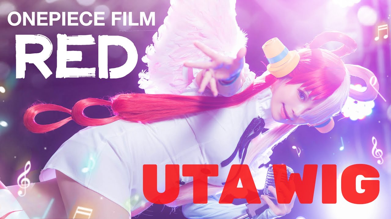 One Piece] How to make Uta's wig! My first attempt at a two-tone