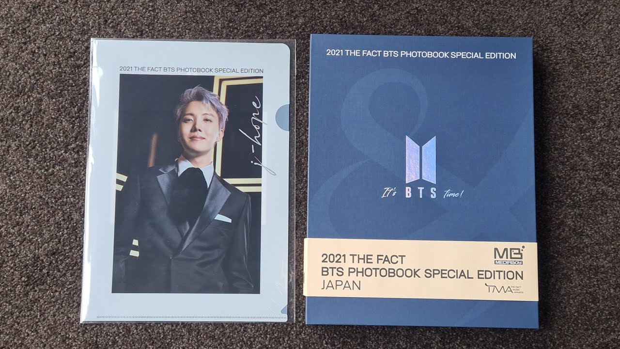 BTS 2021 The Fact Photobook Special Edition (Japan) Unboxing - YouTube