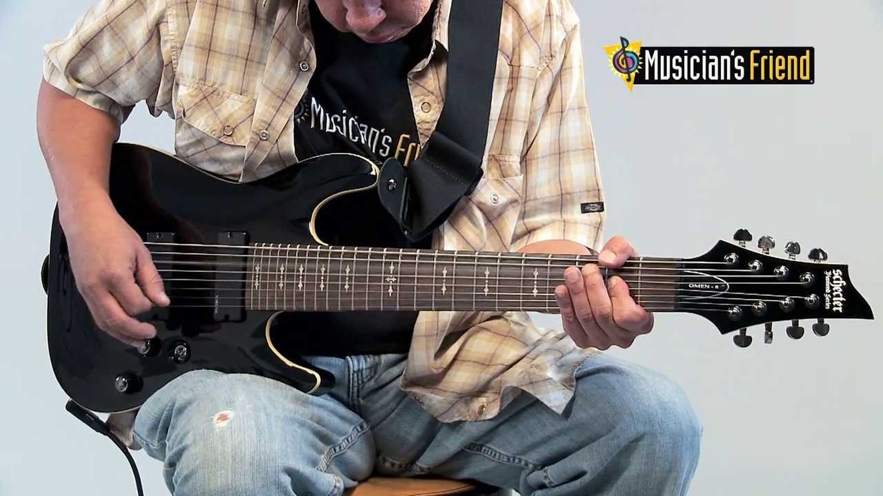 Schecter OMEN-8 Electric Guitar - YouTube