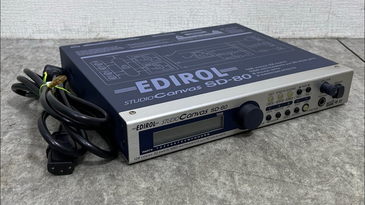 □ Roland ローランド EDIROL SD-80 STUDIO Canvas 音源モジュール