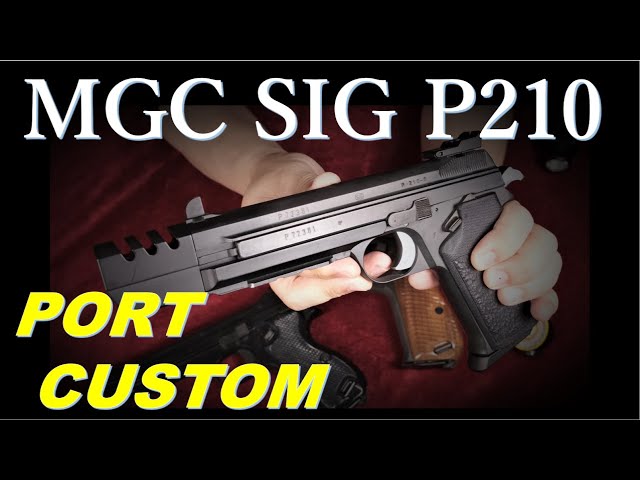 Out of print MGC SIG P210 PORT CUSTOM / 1981 MGC News - YouTube