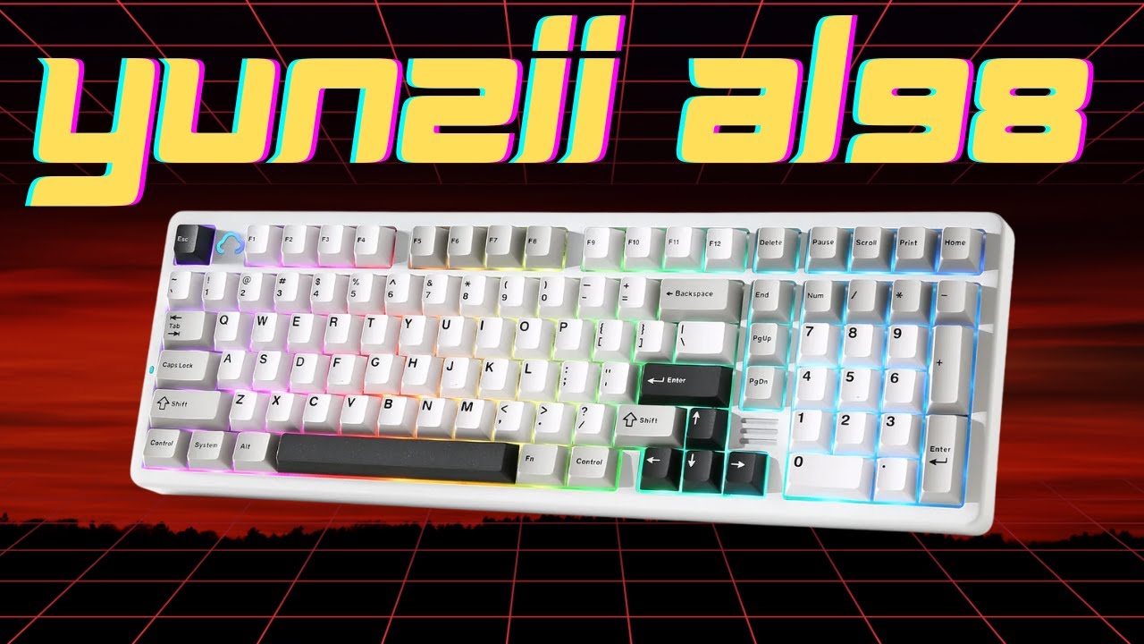 YUNZII AL98 Mechanical Keyboard - Unboxing & Presentation - YouTube