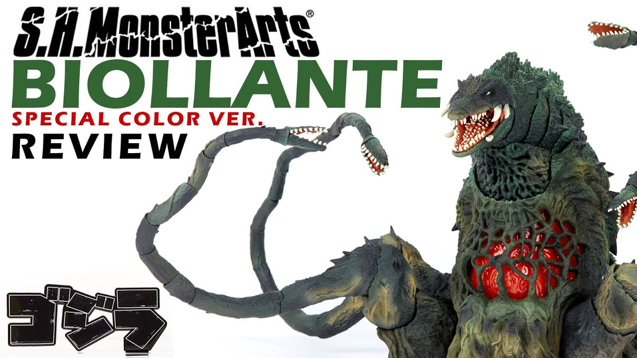 S.H Monsterarts Biollante SCV JP Release Review & Box Opening 1989