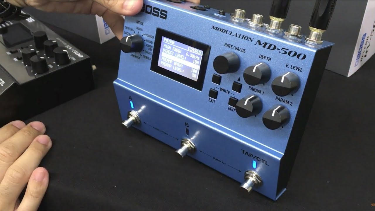 MD-500 超高音質&多機能のモジュレーションペダルが発表された!!【 BOSS】