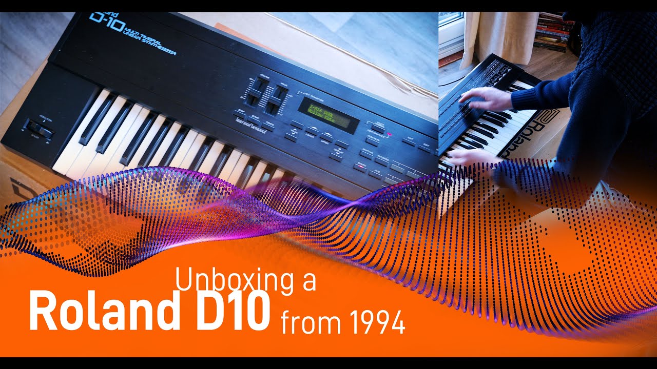 The Roland D10 synthesizer! I got myself a nineties classic from