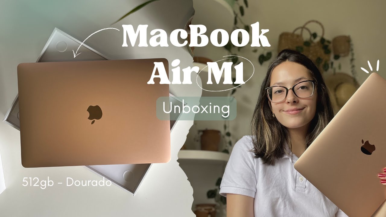Unboxing MacBook Air - Dourado || Giulia Della - YouTube