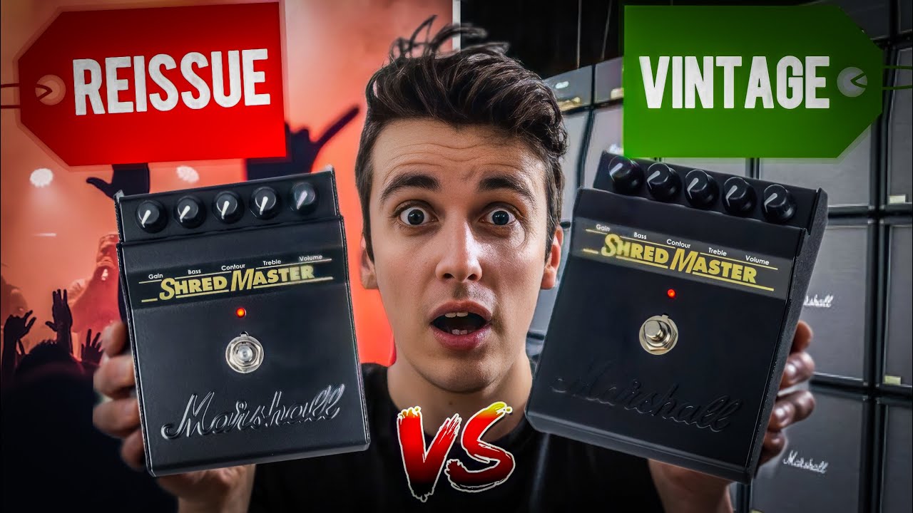 Marshall Shred Master Reissue VS Vintage!! (SHOOTOUT) - YouTube