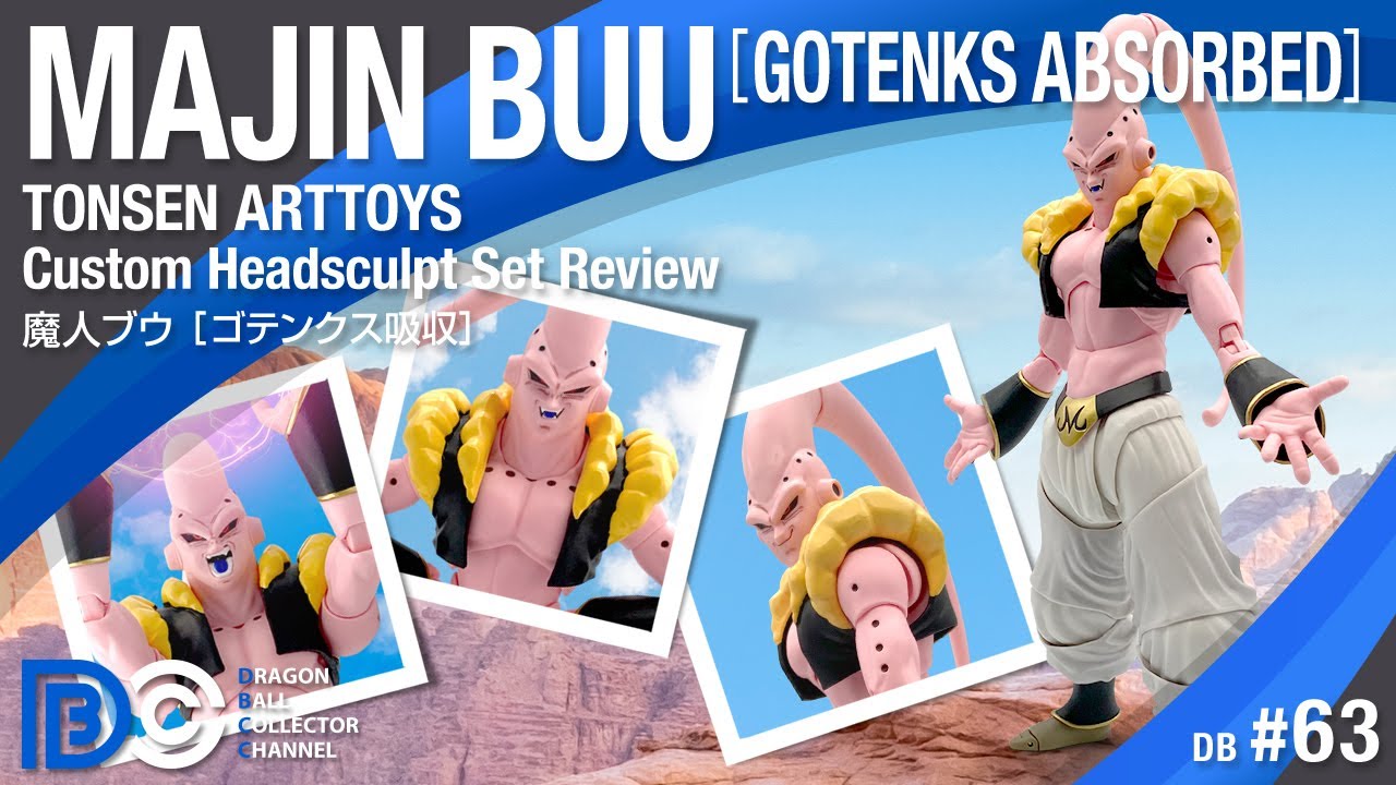 TONSEN ARTTOYS DRAGON BALL Z “MAJIN BUU custom headsculpt set