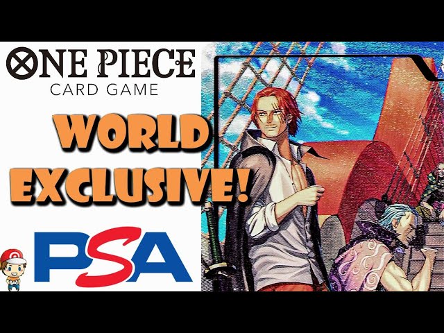 WORLD EXCLUSIVE! Official One Piece x PSA Shanks Card! 1st EVER