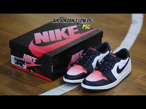 PSG x Air Jordan 1 Low OG - YouTube