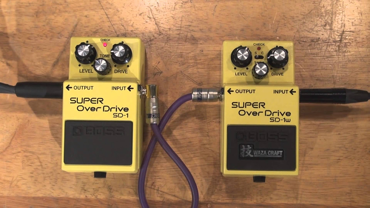 池部楽器店】BOSS SD-1W [SUPER OverDrive 技 Waza Craft Series