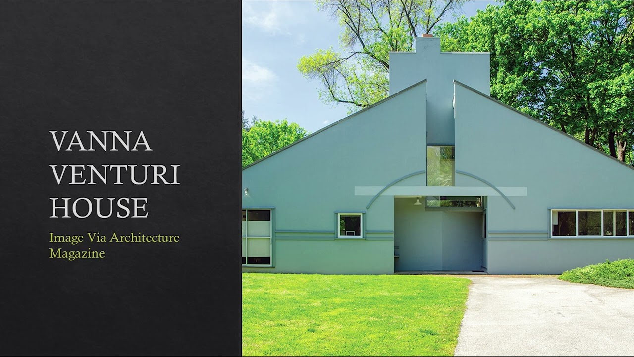 Robert Venturi, Postmodernism Philosophy, And Vanna Venturi House
