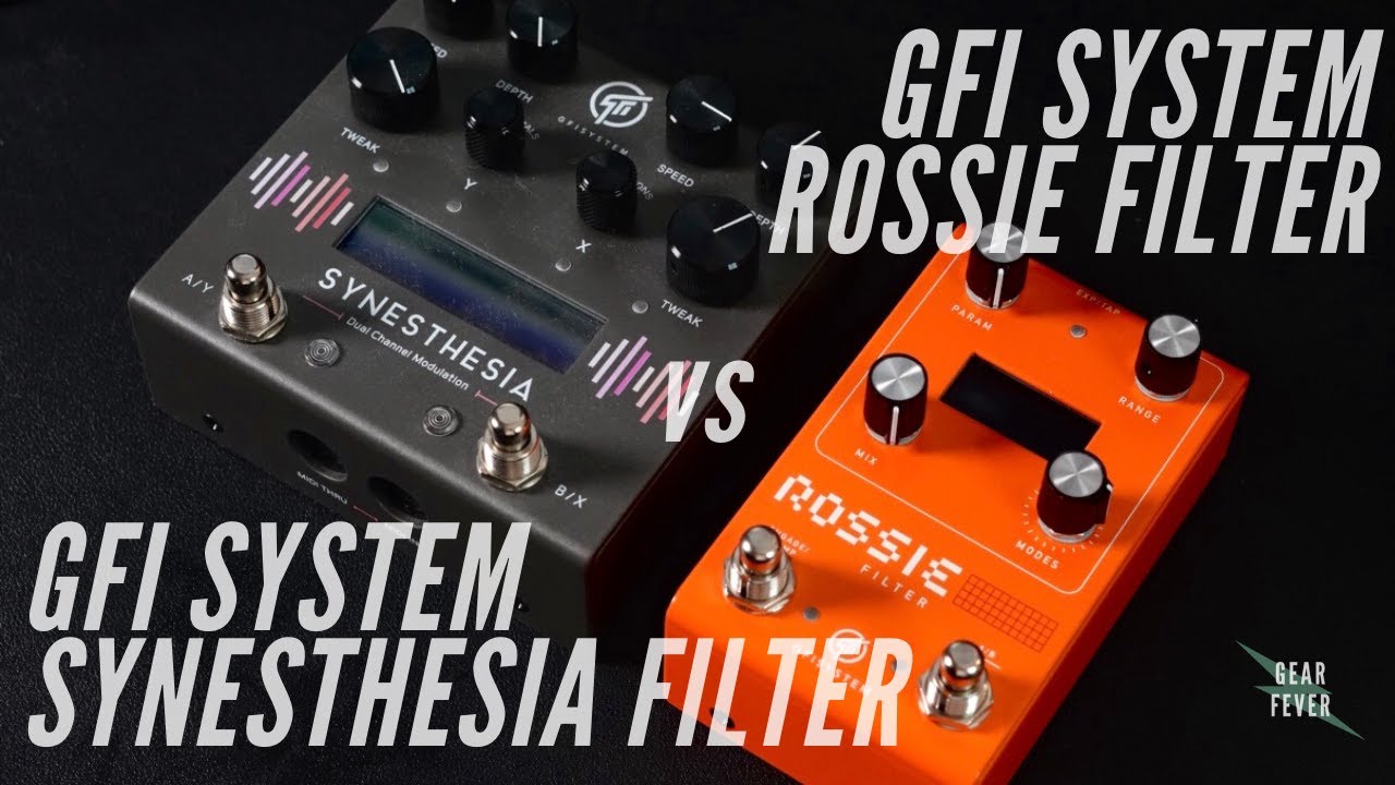 GFI System Rossie Filter vs GFI System Synesthesia Envelope Filter