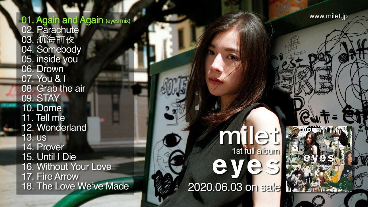 eyes【初回生産限定盤A】・milet | Sony Music Shop・CD・DVD・ﾌﾞﾙｰﾚｲ
