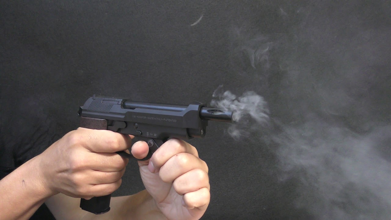 KSCモデルガン【M93R】をちょっと発火させて遊んでみた動画の予告編