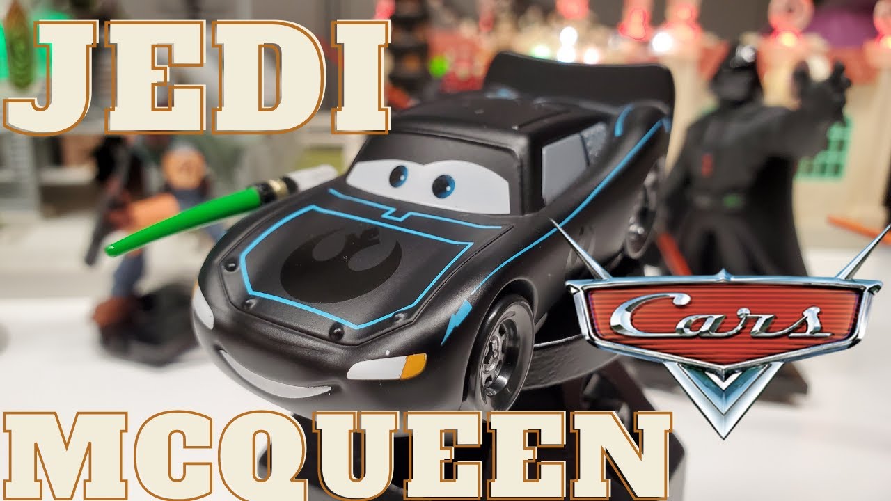 Disney Pixar Cars Lighting Mcqueen as Jedi Luke Skywalker