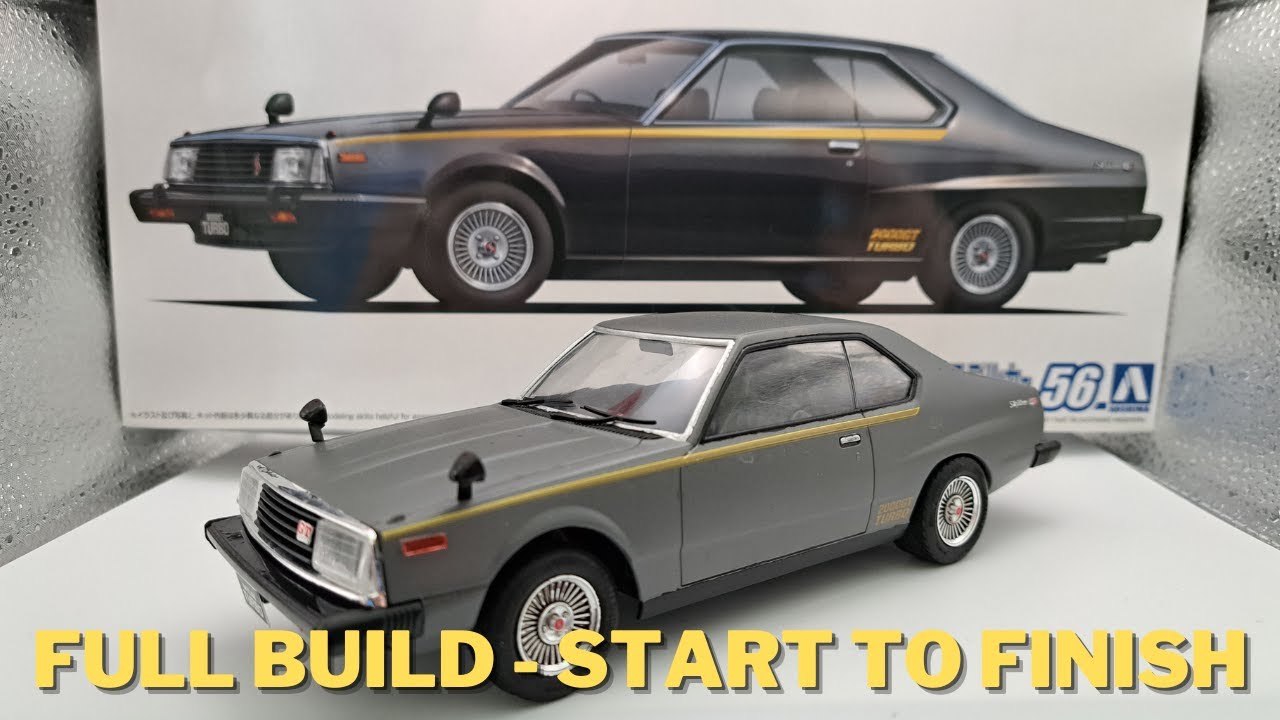 Building the Nissan Skyline 2000 Turbo GT-E-S: 1/24 Scale Model