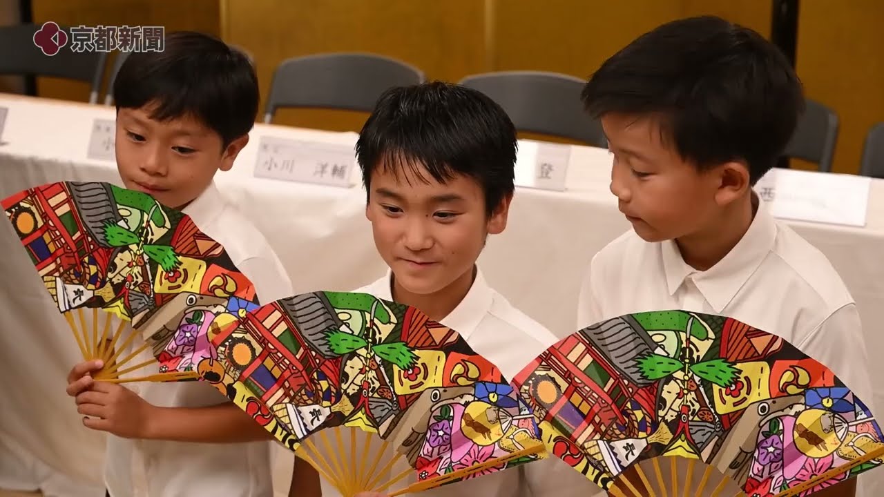 京都・祇園祭、長刀鉾の稚児発表（2024年6月6日、京都市下京区） Kyoto