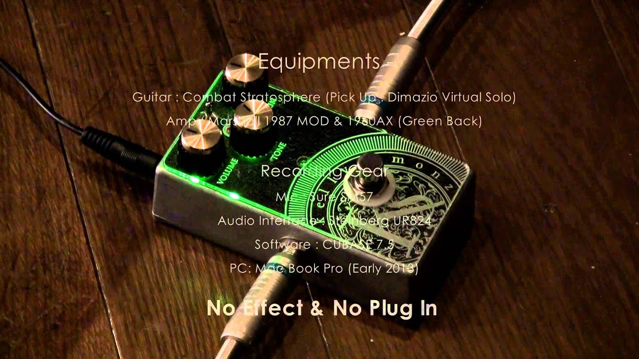 コンパクトエフェクター】超絶ギタリスト Kelly SIMONZ 氏プロデュース